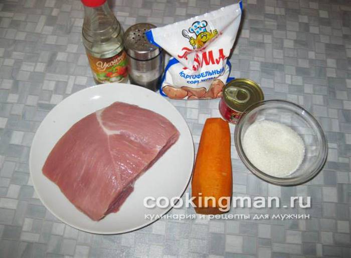 свинина в кисло солодкому